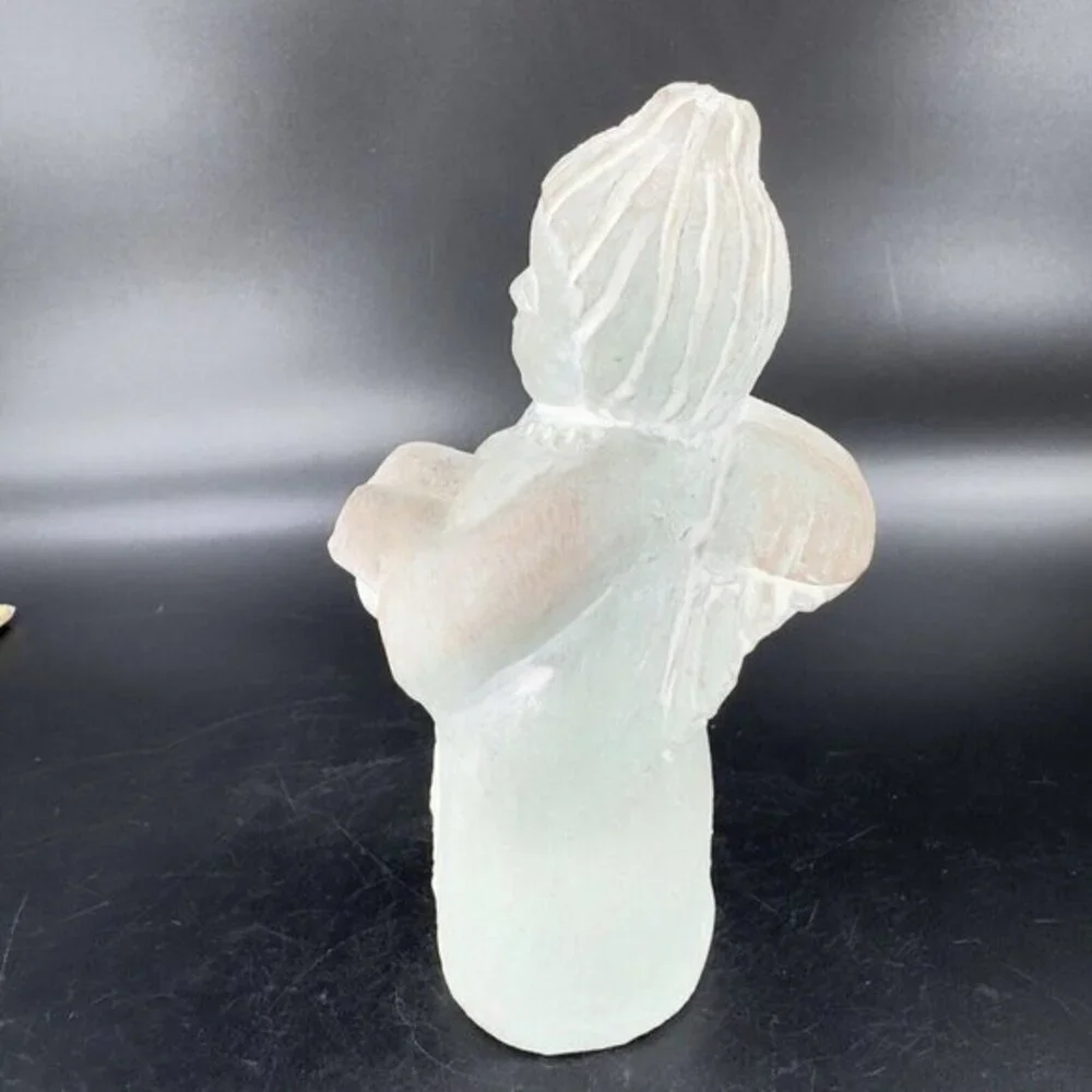 1987 Isabel Bloom Angel Sculpture Figurine Angel Reading A Book Signed USA‎ VTG